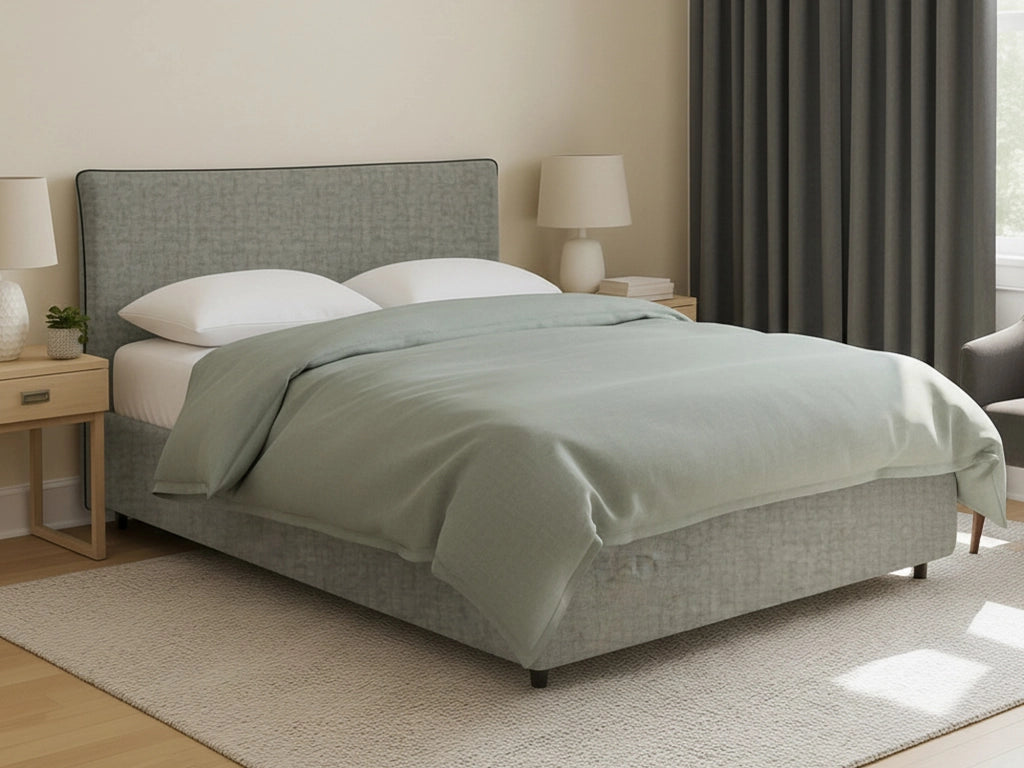 Altrincham, Letto Piazza e Mezza Sfoderabile Made in Italy, Grigio