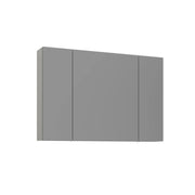 Mobile da bagno con specchio "Bari 100" - 97 x 16 x 66 cm - Cashmere opaco