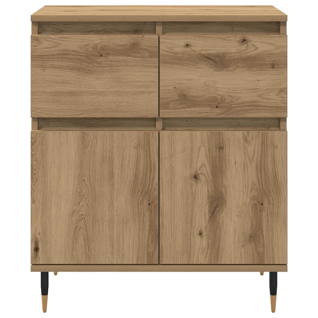 Credenza con Cassetto-Buffet-Armadio da cucina Rovere artigianale 60 x 35 x 70 cm 363484
