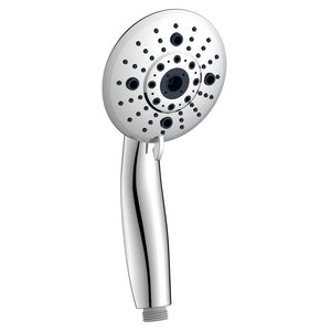 Doccia cromata a 7 getti - Serie Apollo