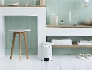 Brabantia 112126 bidone per la spazzatura 3 L Rotondo Bianco