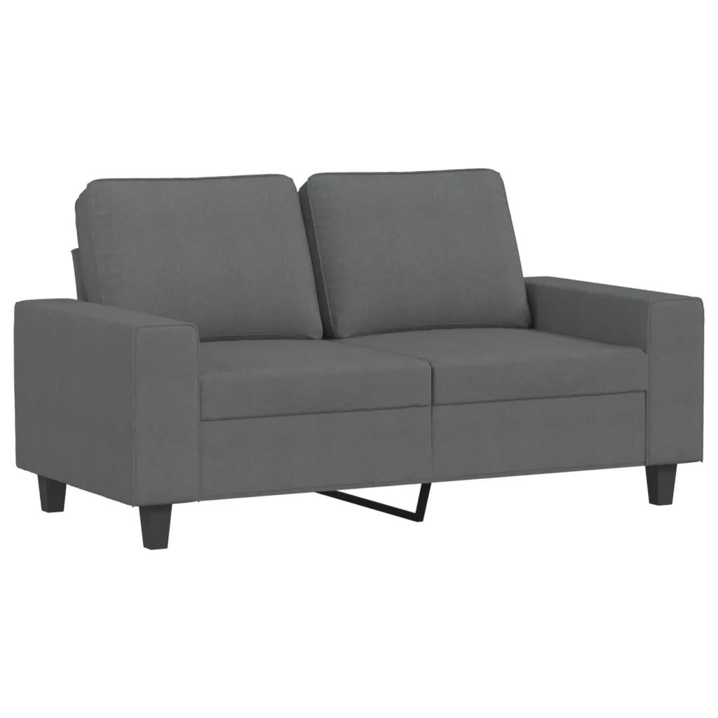 Set di Divani 4 pz Grigio Scuro in Tessuto 3201875