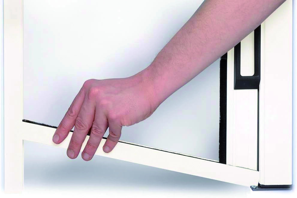 ZANZARIERA ORIZZONTALE IN KIT col. Bianco (RAL 9010) cm. 140x240
