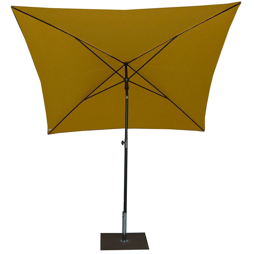 Ombrellone da Giardino 200x200 cm Palo Ø27 mm in Acciaio Maffei Kronos Giallo