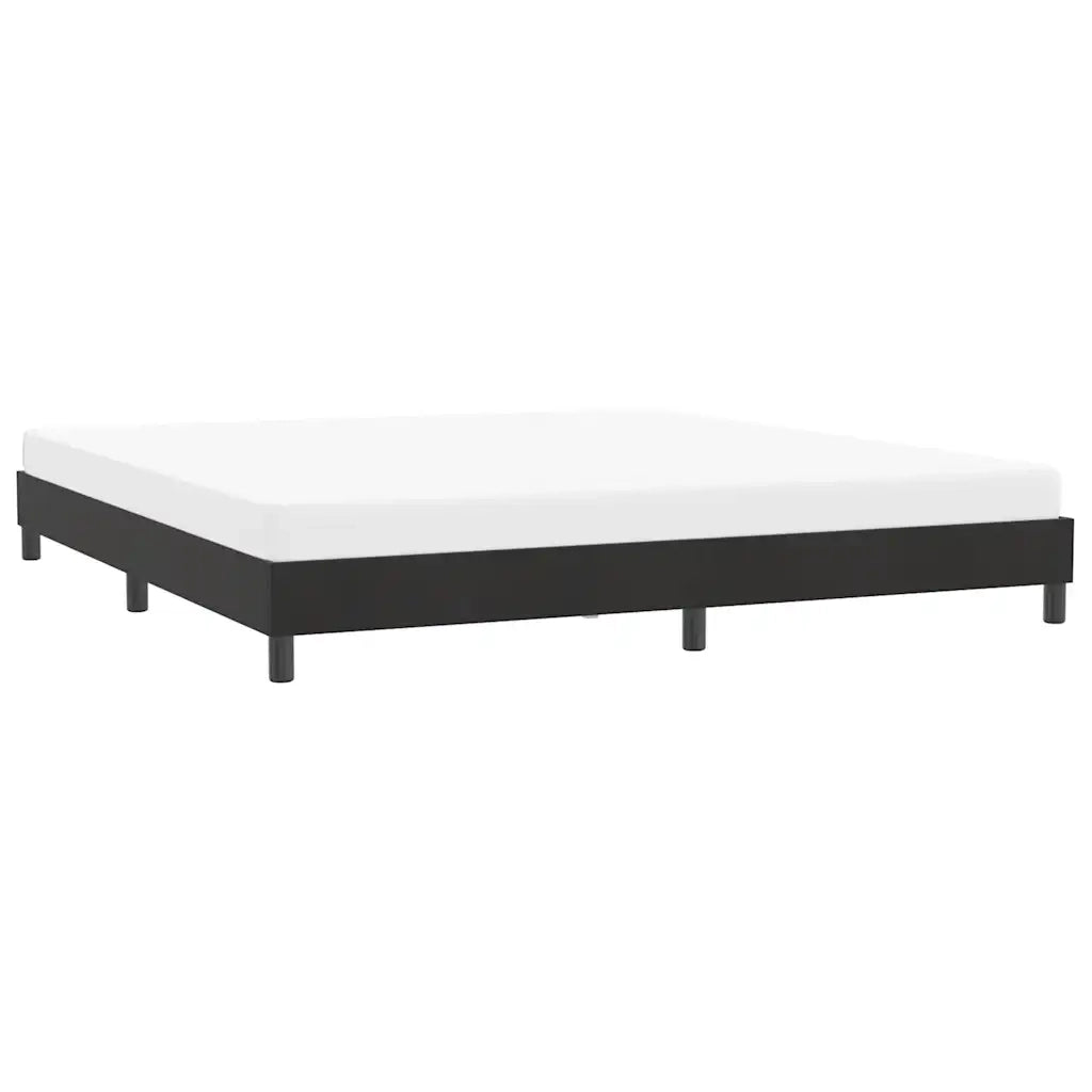 Giroletto senza Materasso Nero 180x220 cm in Velluto 4101417
