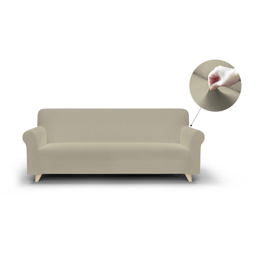 Copridivano Elasticizzato 3 Posti in Poliestere Dahlia Tortora