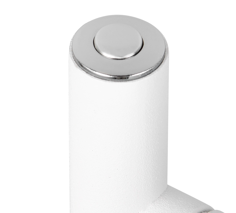 Piantana LED ricaricabile, metallo, bianco, H 125 cm, Blake