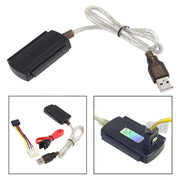 Trade Shop - Cavo Adattatore Ide Sata Usb 2.0 Supporta Hd Hard Dsik 2.5 3.5 Alimentatore -