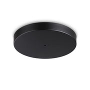 Plafoniera Collezione MAPA Nero Ø36 Cm H4,5 Mm Alluminio/Vetro Ideal Lux