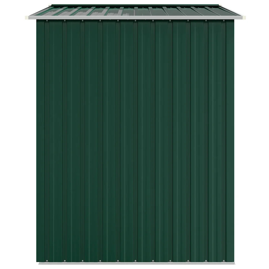 Capanno da Giardino Verde 205x129x183 cm in Acciaio Zincato 46297