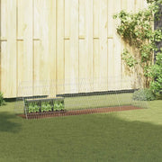 Gabbia per Conigli Argento 215 x 55 x 55 cm Acciaio zincato