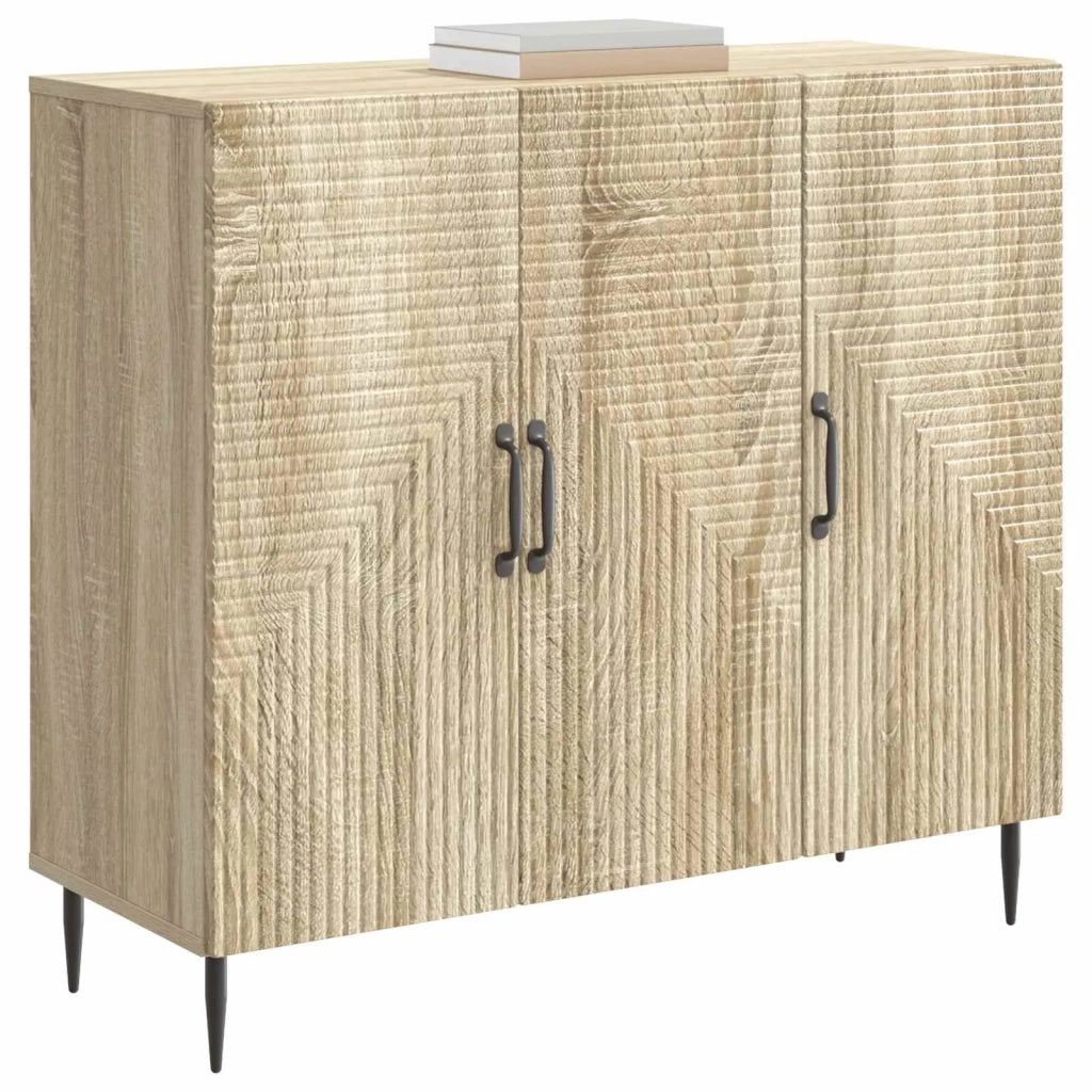 Credenza Rovere Sonoma 89 x 34,5 x 80 cm Legno ingegnerizzato