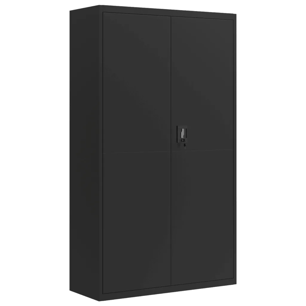 Armadio Classificatore Nero 105x40x180 cm in Acciaiocod mxl 78151