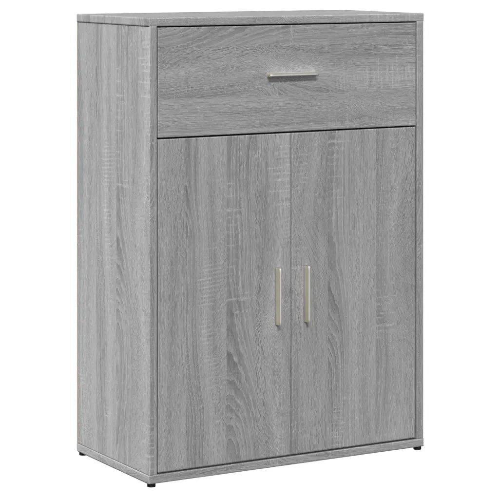 Credenze 2 pz Grigio Sonoma 60x30x84 cm in Legno Multistrato 3276600