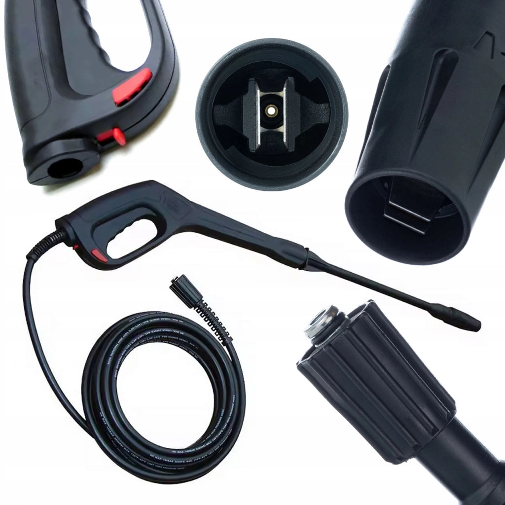 Pistola Alta Pressione con Ugello Vario e Tubo 8m – Compatibile con Idropulitrice Kärcher K2–K7 | 155bar | M22x1,5