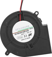 Ventilatore radiale a doppio cuscinetto a rulli 12 V DC ventilatore a ventola senza asse - ventilatore di raffreddamento blower turbo centrifugo per BBQ - 97 * 97 * 32 mm - 2 pin.