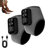 Due pezzi di Massaggio Avanzato per Rinnovo del Piede, 3-in-1 Cintura Calda per Piede e Gamba, Massaggio del Piede con Tecnologia Tripla per Gamba, 3 Velocità e 5 Temperature, Massaggio del Piede Portatile per Uso in Casa e Viaggio