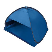 Tenda Portatile con Ombrellino e Supporto per Smartphone - Protezione dal Sole e dal Vento - Ideale per l'Esterno - Blu - 70x50x45 cm - 1 pezzo