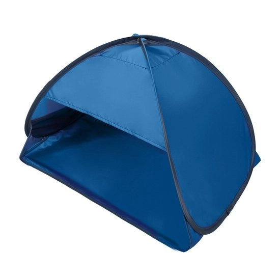 Tenda Portatile con Ombrellino e Supporto per Smartphone - Protezione dal Sole e dal Vento - Ideale per l'Esterno - Blu - 70x50x45 cm - 1 pezzo