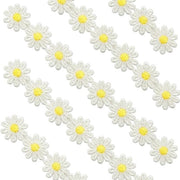 Lavorazione a maglia 5 metri - 25 mm spessore - Tessuto a fiori - Lavorazione decorativa - Accessorio per matrimoni - Materiale duraturo - Resistente alle scalfitture