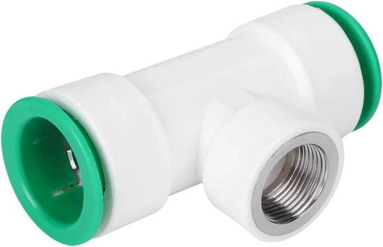 Connettori a T per tubi acqua da 32mm con avvitamento a 3/4 femmina - Accessori per tubi e fitting.