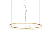 Lampadario A Sospensione Contemporaneo Crown Metallo Ottone Led 30W 3000K Ip20