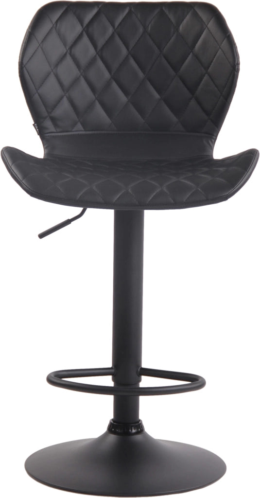 Set 2 sgabelli bar Cork in similpelle nero,nero