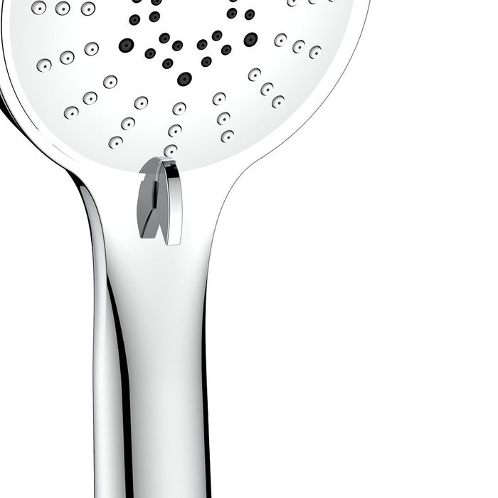 Doccino cromato a 5 getti - Serie Morfeo