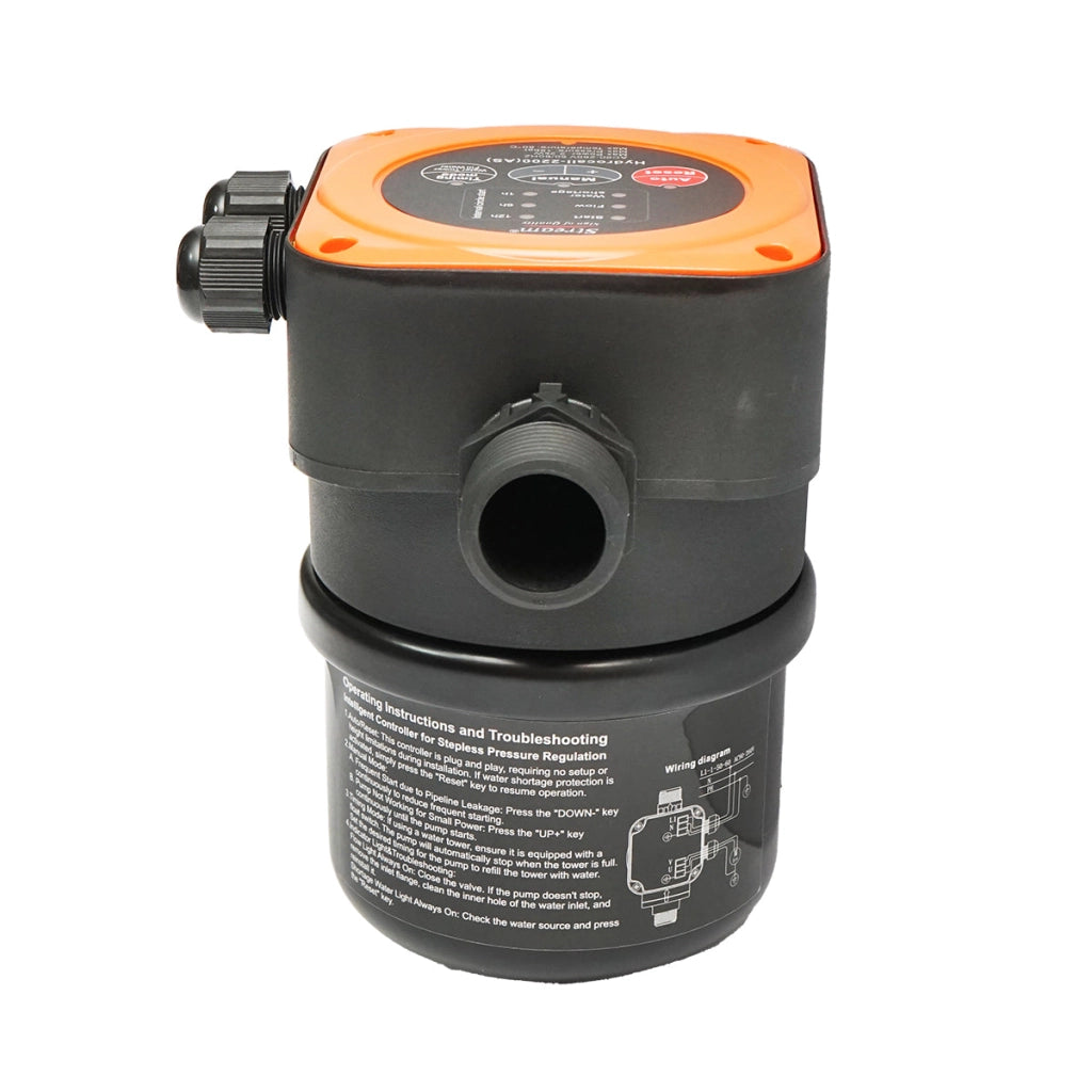 Pressostato elettronico automatico 2.2KW, 220V per pompa dell'acqua, 15 bar, serbatoio incorporato 1L HYDROCALL-2200AS