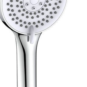 Doccia cromata e bianca a 5 getti - Serie Orion