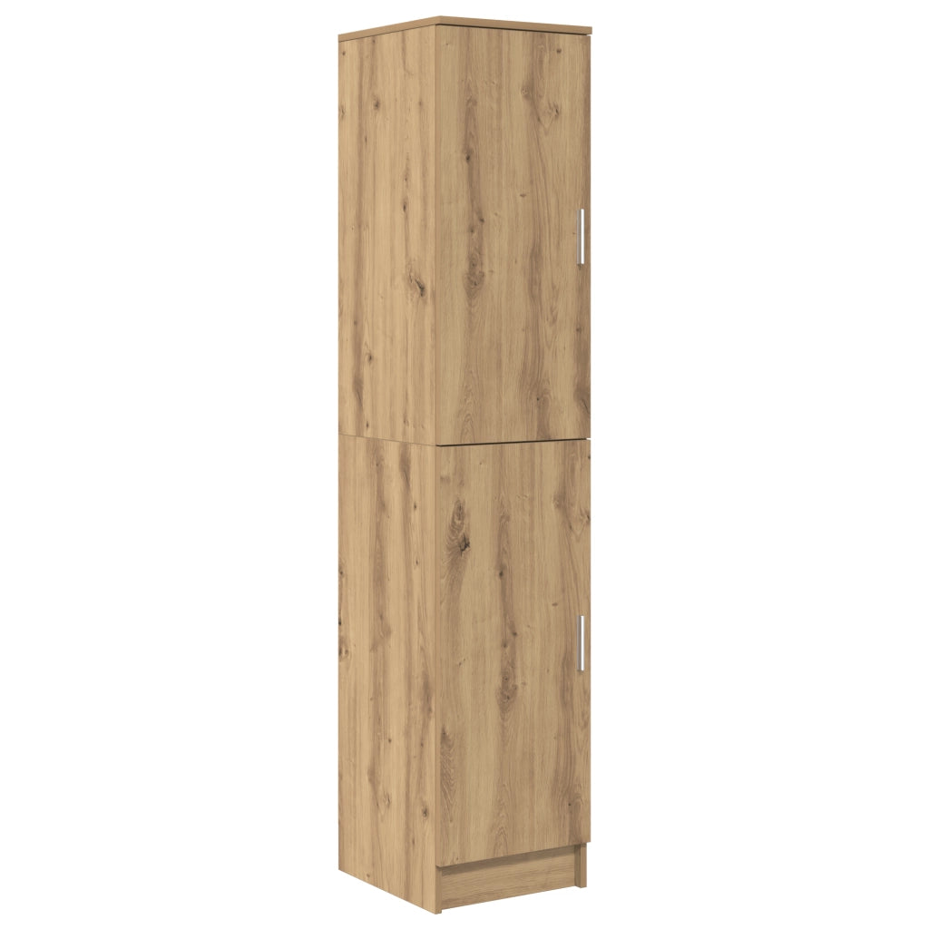 Scrivania con archiviazione Rovere Artigianale Legno Ingegnerizzato