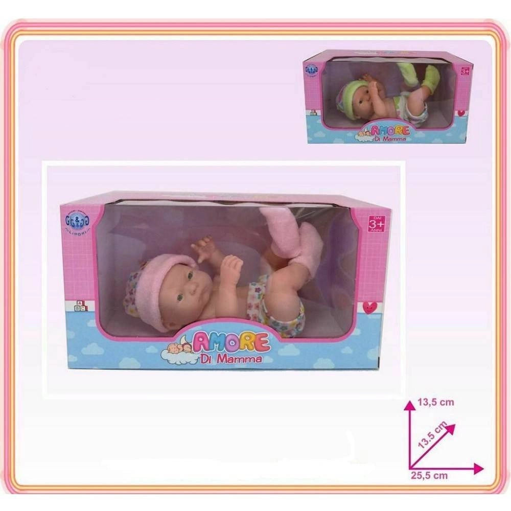Trade Shop - Amore Di Mamma Bambolotto Bambola 2 Modelli Giocattolo Gioco Bambina -