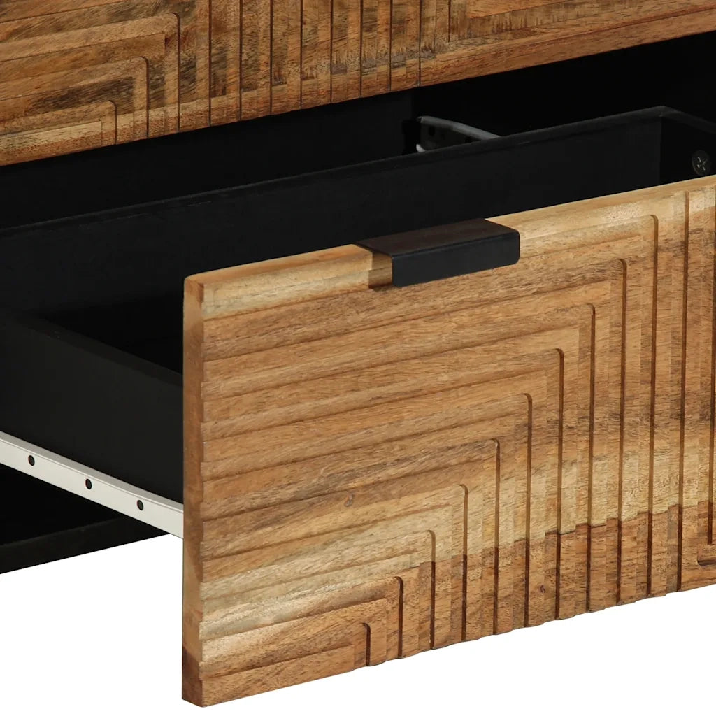 Credenza 60x33x75 cm in Legno Massello di Acacia 4017759
