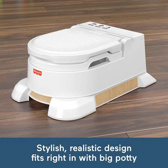 Educazione alla igiene per Bambini e Piccoli - Bacinella Luxe 4-in-1 con Scaletta e Visiera di Cassetta Toilette Rimossiabile