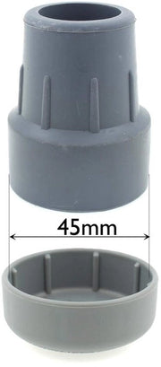 Gomme per passeggini/Zimmer frame - Bassa attrito - Adatto per ferrule in gomma - Diametro base 45mm - Facile movimento - Adatto per persone fragili - Passerella per passeggio
