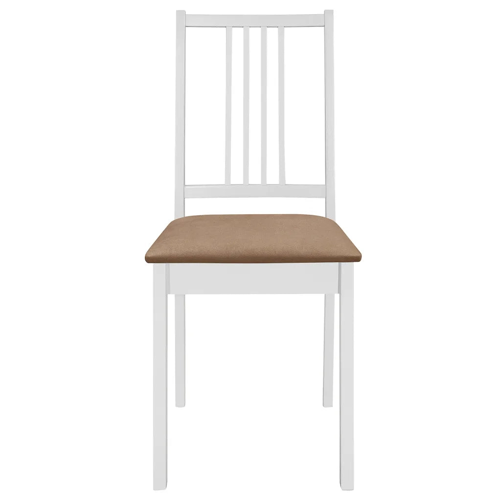 Set per Sala da Pranzo 5 pz in MDF Bianco cod mxl 13506