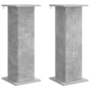 Supporto per piante | Sostegno per piante 2 pz Grigio Cemento 30,5 x 30 x 80,5 cm