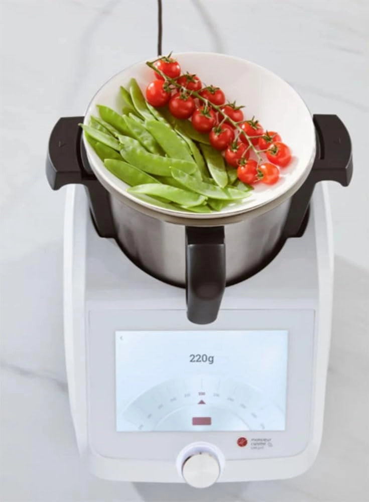 SILVERCREST® - Robot da cucina Monsieur Cuisine Smart SKMS 1200 A1", 1200 W, display da 8 pollici, WLAN