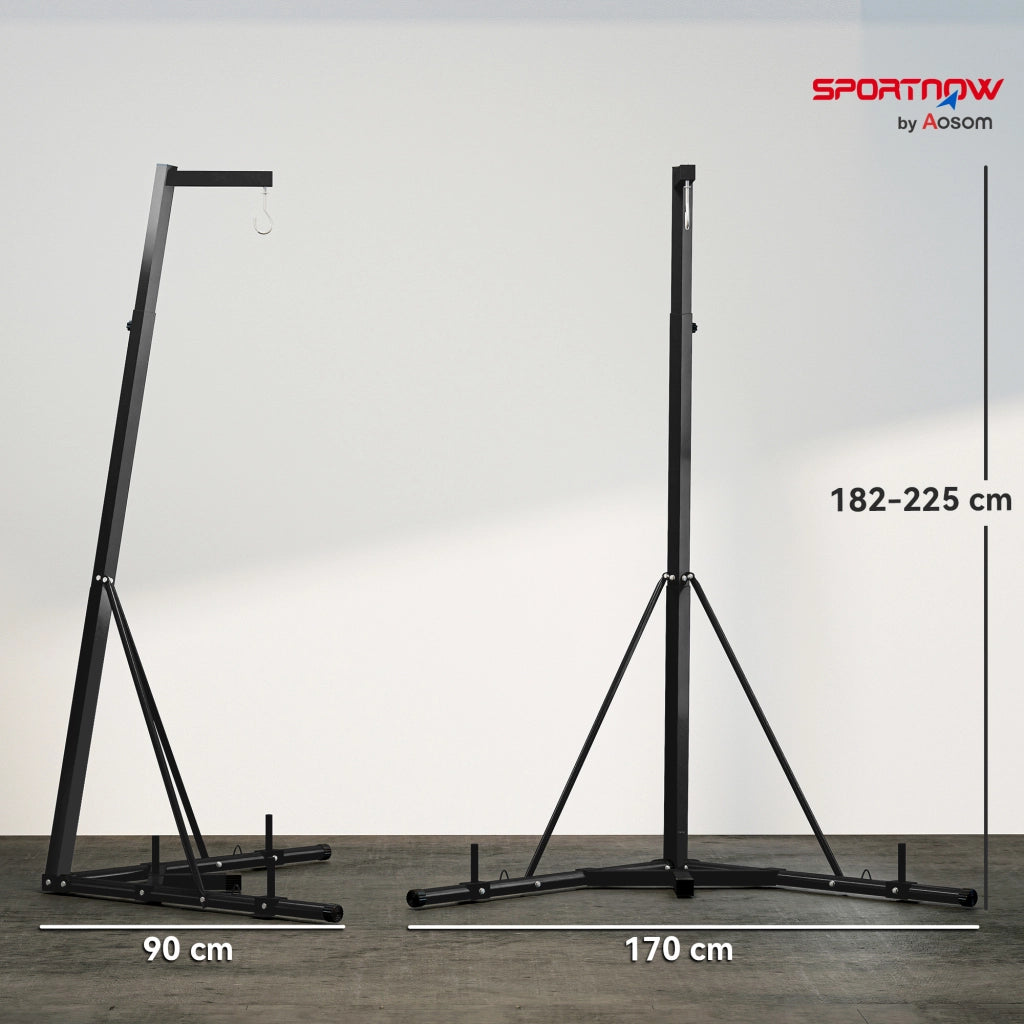 Supporto per sacco da boxe regolabile ¨C zephmum ¨C nero, acciaio, max. 60 Kg