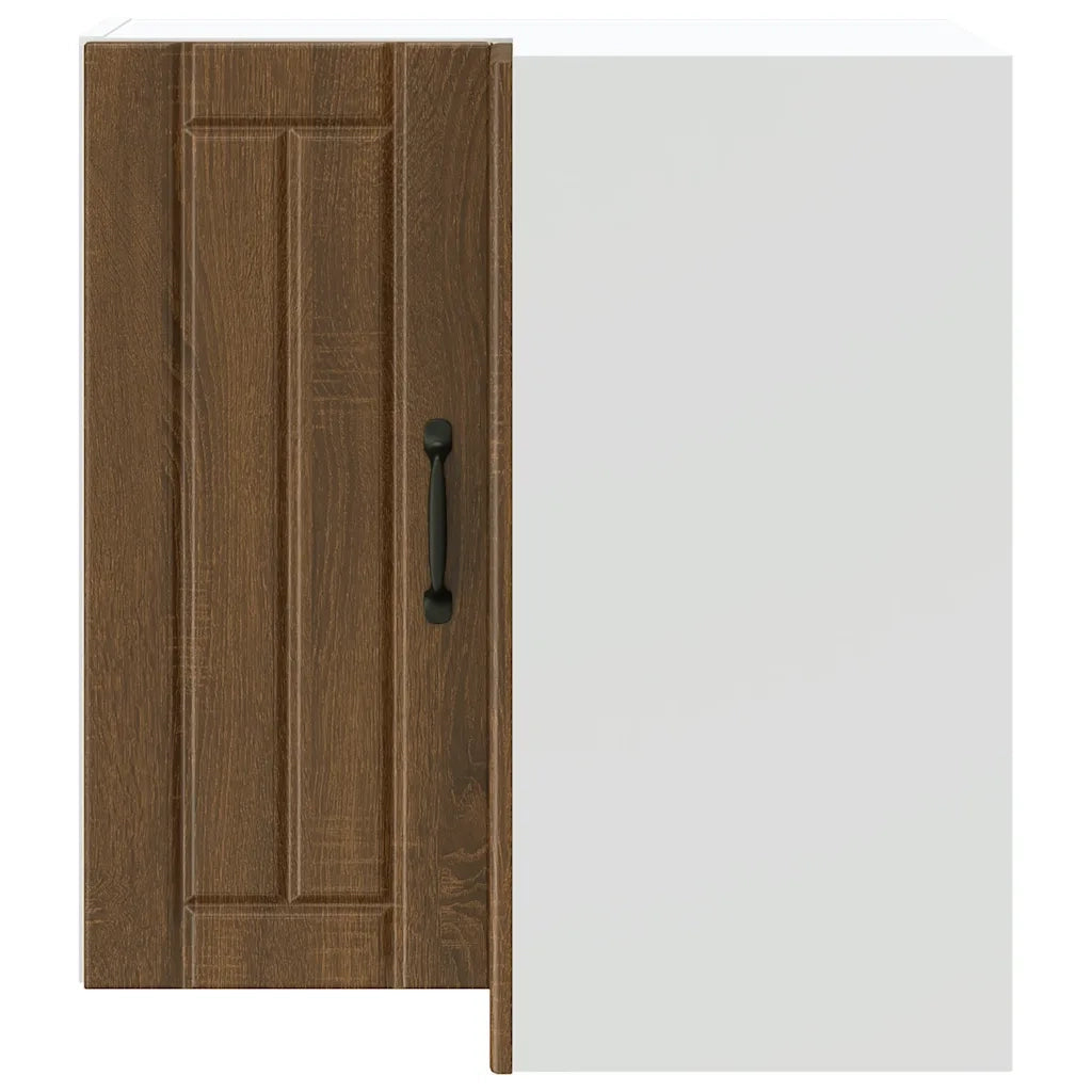 Pensile da Cucina ad Angolo Lucca Rovere Marrone in Truciolato 853864