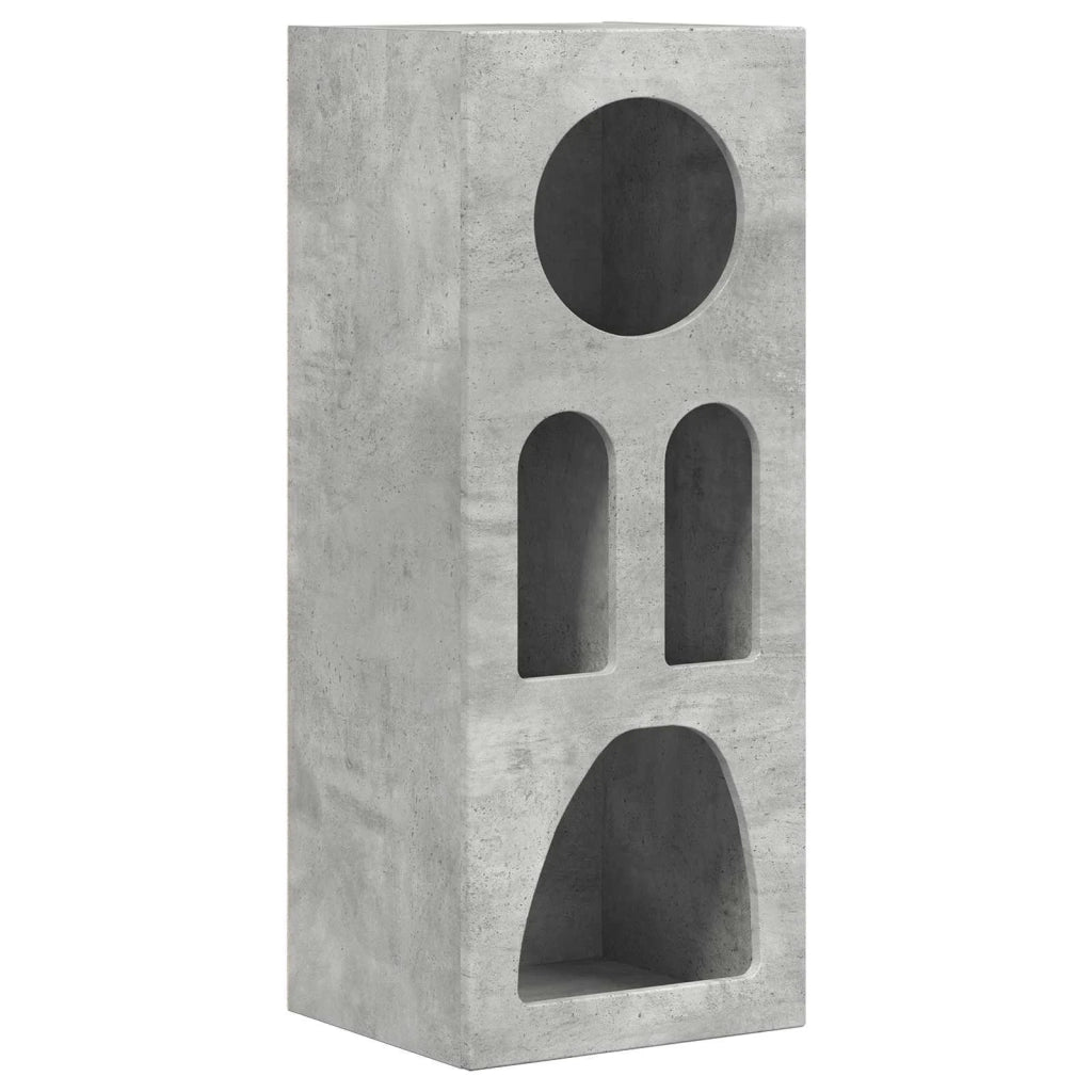 Credenza Grigio cemento 40 x 35 x 100.5 cm Legno multistrato 891307
