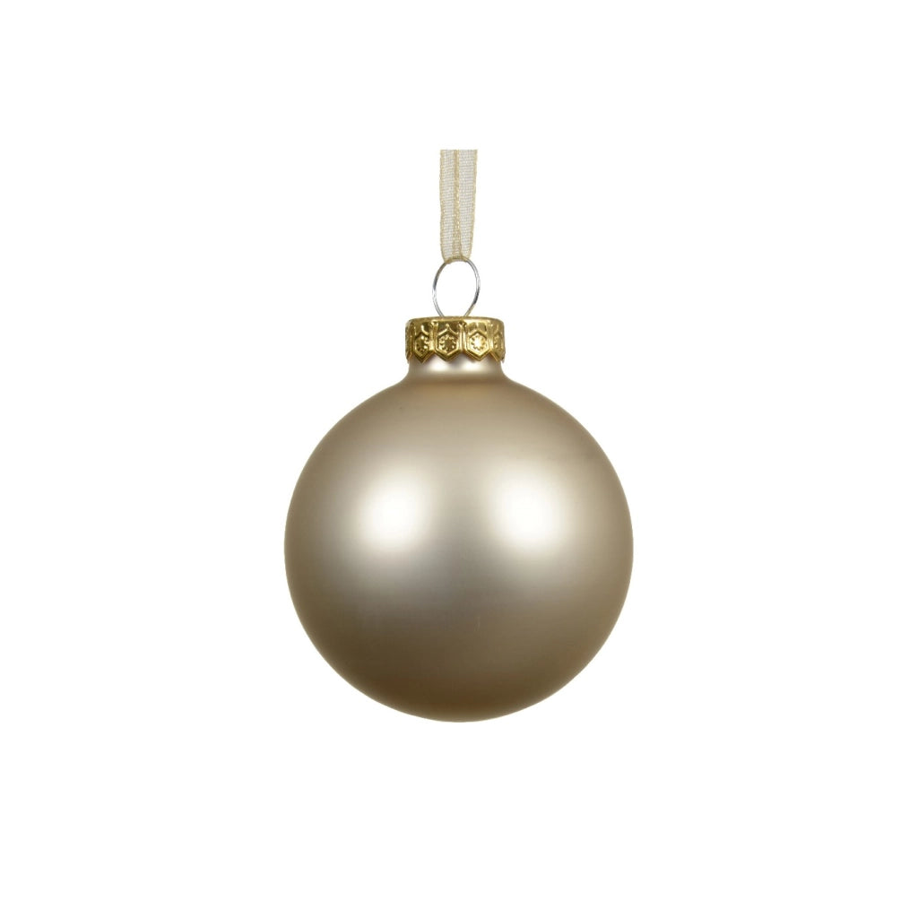 Pallina Vt opaco perla d10cm