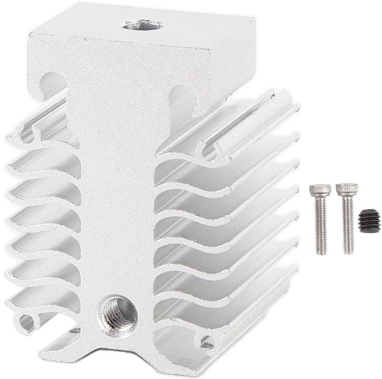 Blocco raffreddamento di alta qualità in lega di alluminio - Blocco raffreddamento - Stampa 3D - Scambiatore di calore - Compatibile con Ender 3 V3 SE - Facile da installare - Carcassa raffreddante