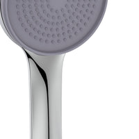 Doccino cromato e grigio a 1 getto con diffusore smontabile - Serie Eris