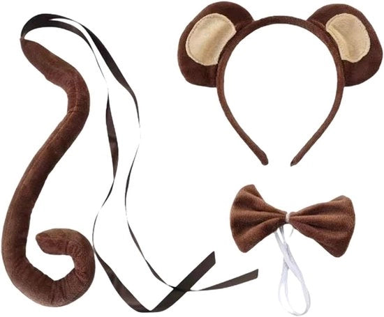 Costume per bambini 3 pezzi - Code prodotto: 123456 - Set composto da: 
- Crinolina 50 cm
- Cappello farfalla 7x11 cm
- Fascia per capelli 19x15 cm
- Materiale: tessuto soffice e confortevole
- Ideale per costumi da festa
- Set completo di animali