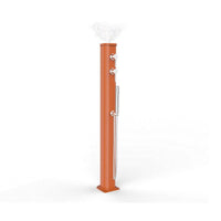 Doccia Solare Jolly Go 23 Litri In Alluminio Con Doccetta E Nebulizzatore Colore Arancione Cv-Jg150/2009