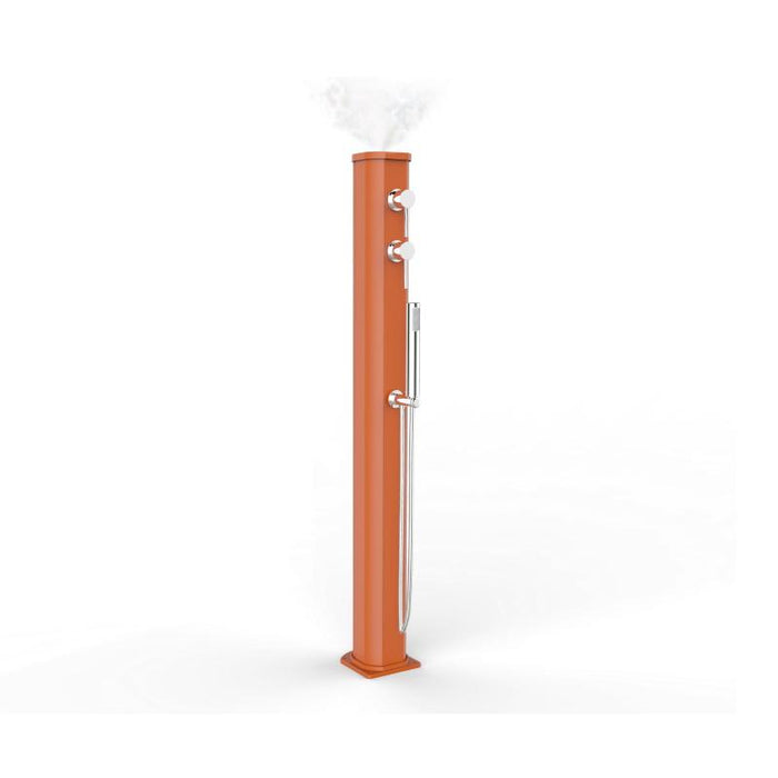 Doccia Solare Jolly Go 23 Litri In Alluminio Con Doccetta E Nebulizzatore Colore Arancione Cv-Jg150/2009