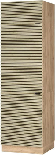 Armadio frigorifero Fame-Line, Pannello in quercia, 60 cm, per la combinazione con altri moduli della serie Fame-Line