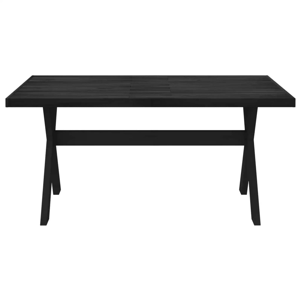 Tavolo da pranzo NOAIN 160 cm Legno Massello di Pino Nero 42020914