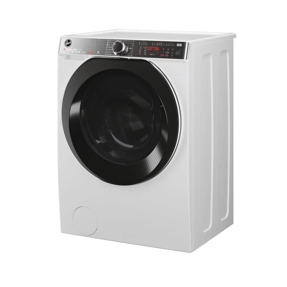 Hoover H-WASH&DRY 550 H-WASH 550, Lavasciuga Slim 8+5 KG, 30% più efficente della classe A, 1400 giri, Bianco, Inverter, Vapore, Wi-Fi, H5DPB 485BC9/1-S